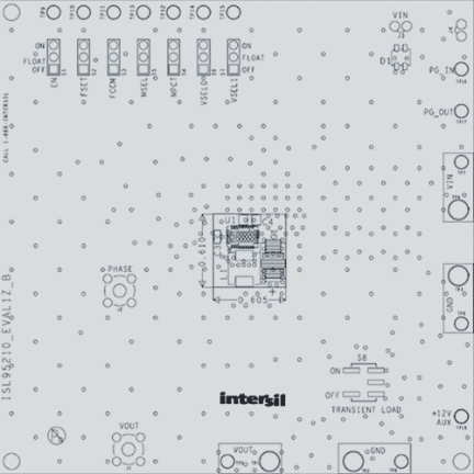 ISL95210EVAL1Z Buck Regulator Eval Board