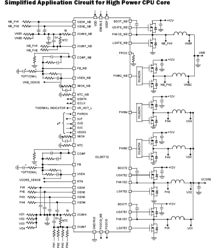 ISL95712 Functional Diagram