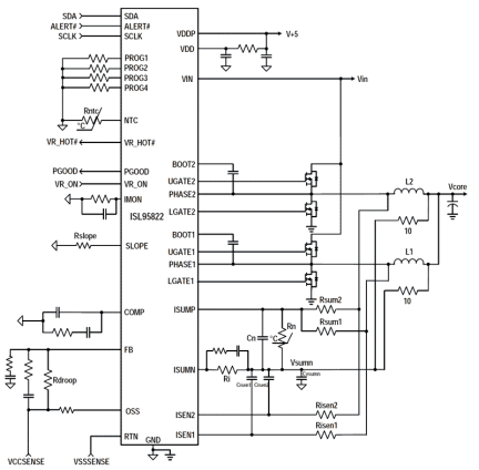 ISL95822 Functional Diagram