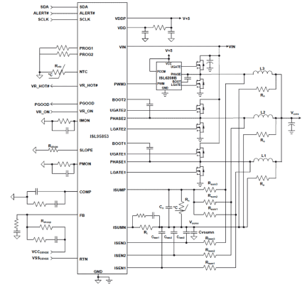 ISL95853 Functional Diagram