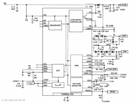 ISL97649B Functional Diagram