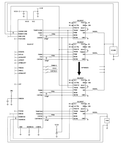 ISL99227_ISL99227B Functional Diagram