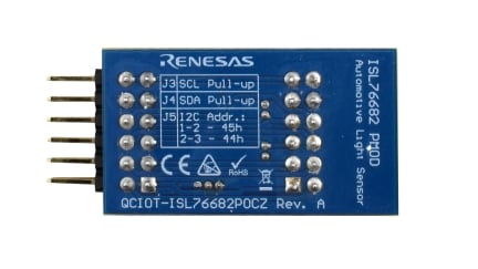 QCIOT-ISL76682POCZ Automotive Light Sensor Board - Bottom