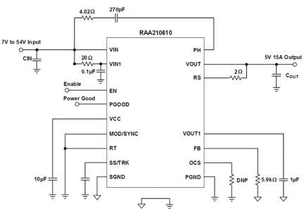 RAA210610 Functional Diagram