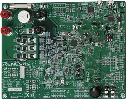 RAJ306101 General-Purpose Motor Control Evaluation Board - Top