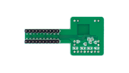 SLG46585M-DIP Prototyping Board - Bottom