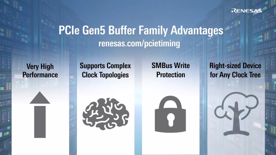 PCIe Gen5 Clock Buffers