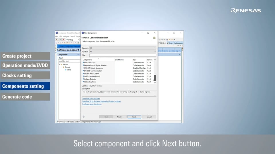 How To Use Smart Configurator - Walkthrough the Settings of Clocks and Components