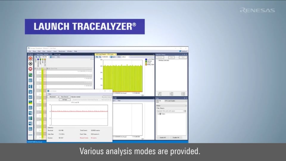 How to Debug FreeRTOS Using Tracealyzer for RX