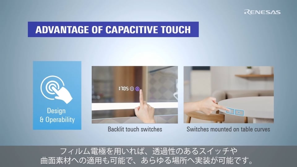 静電容量タッチキーソリューション